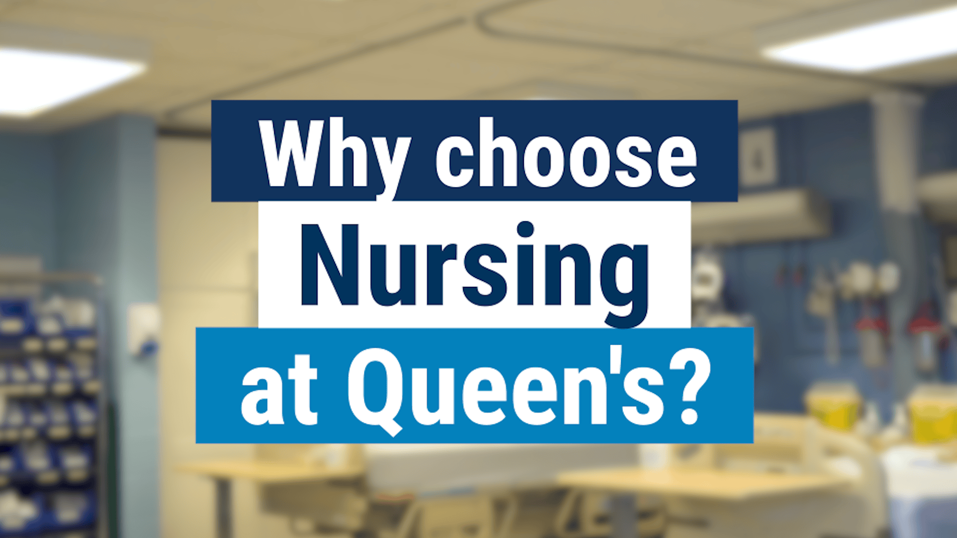 Bachelor of Nursing Science School of Nursing Queen's